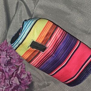 NIB Colorful Striped Dog Jacket Small